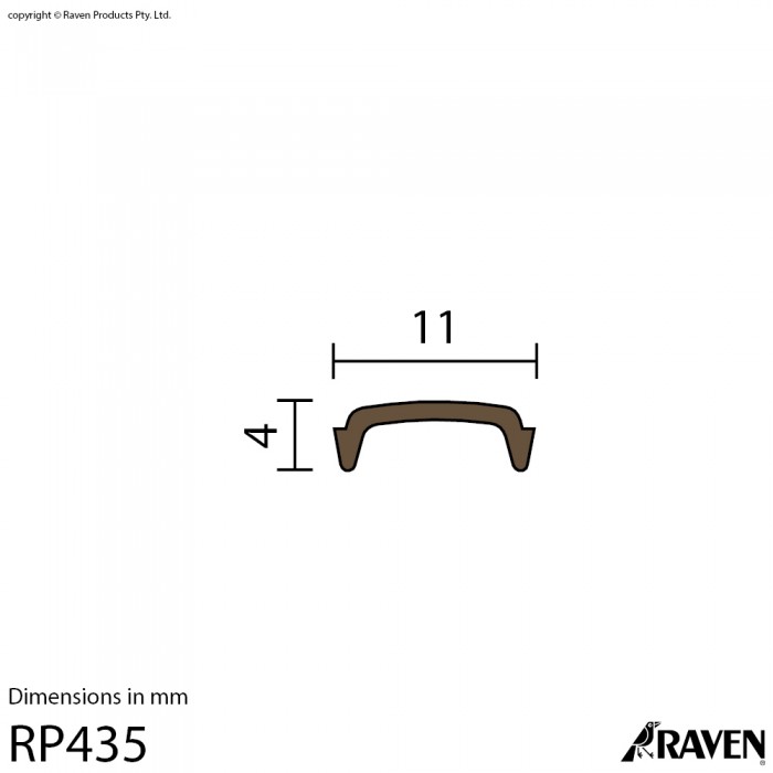 RP435 Rigid PVC 1220mm 